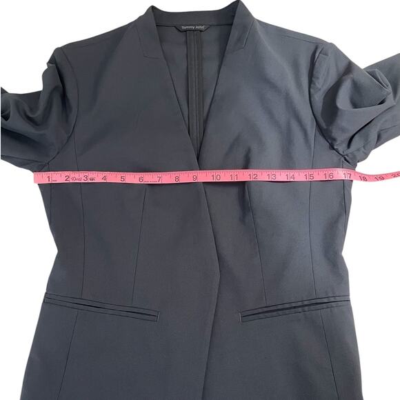 Tommy John The Go Anywhere Collection Blazer Minimalist Career Blue Women's Med - Picture 9 of 13